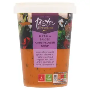 Sainsbury's Masala Spiced Cauliflower Soup, Taste the Difference 600g