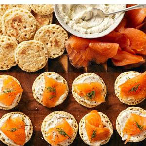 Sainsbury's Scottish Smoked Salmon Cocktail Blinis, Taste the Difference 420g - gallery image 2