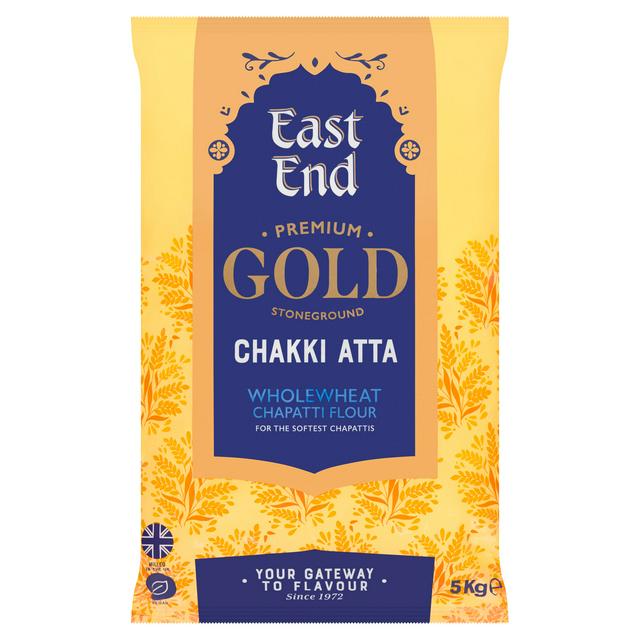 East End Premium Gold Chakki Stoneground Wholewheat Chapatti Atta 5kg - gallery image 1
