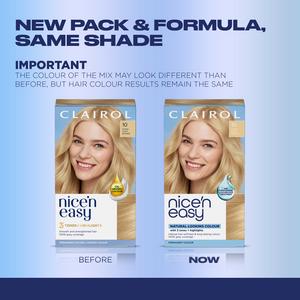 Clairol Nice'N Easy Extra Light Blonde 10 Permanent Crème Hair Dye - gallery image 2