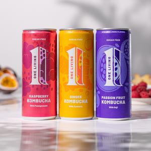 One Living Sugar Free Passion Fruit Kombucha with Goji 4x250ml - gallery image 5