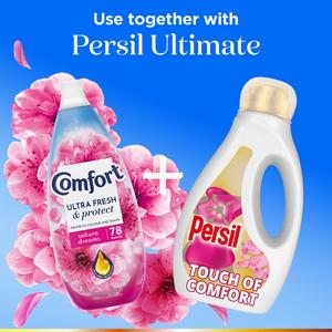 Comfort Ultra Fresh & Protect Sakura Dreams Fabric Conditioner 78 washes 1.17L - gallery image 5