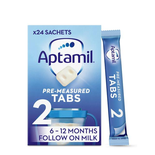 Aptamil Tabs 2 Pre-Measured Follow on Milk 6-12 Months (120 tabs)