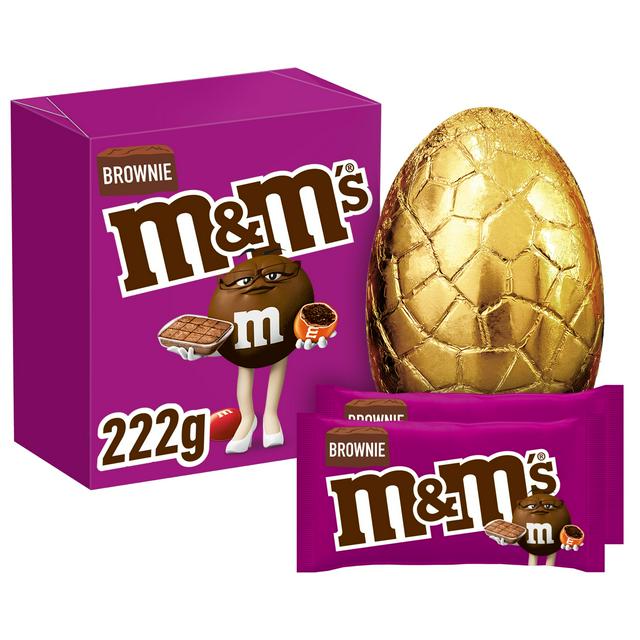M&M's Chocolate Brownie Large Easter Egg 222g - gallery image 1