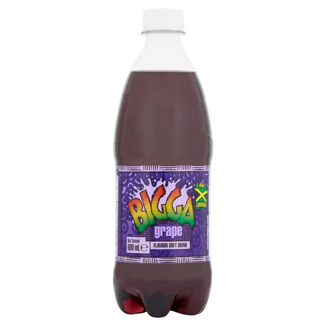 Bigga Grape Flavour Soft Drink 600ml - gallery image 1