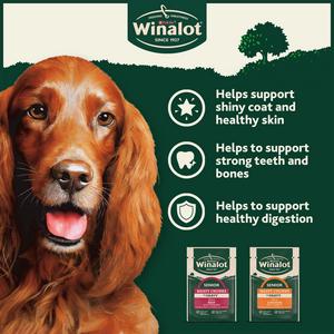 Winalot Meaty Chunks Senior Mixed in Gravy Wet Dog Food 12x100g - gallery image 3