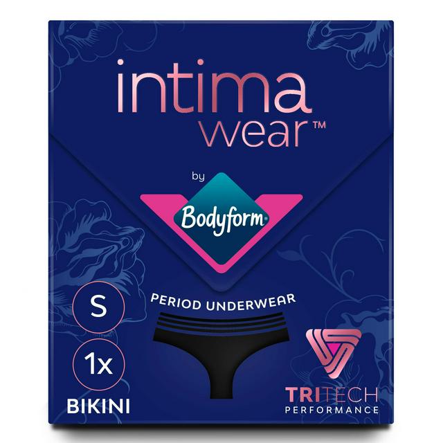 Bodyform Intimawear Period Underwear Bikini Black S