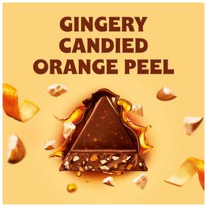 Toblerone Orange Twist with Honey & Almond Nougat Chocolate Bar 360g - gallery image 5