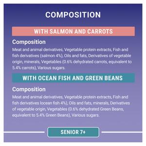 Purina One Senior 7+ Mini Fillets Salmon & Ocean Fish Wet Cat Food 8 x 85g - gallery image 3