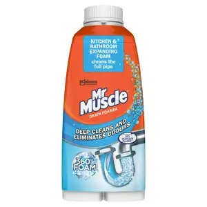 Mr Muscle Drain Deep Clean & Odour Eliminating Foamer 500ml