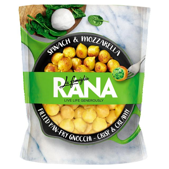 La Famiglia Rana 280g Spinach & Mozzarella Filled Pan Fry Gnocchi - gallery image 1