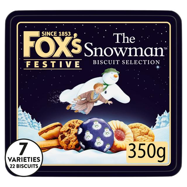 Fox's Biscuits 350g The Snowman Biscuit Selection Tin - gallery image 1