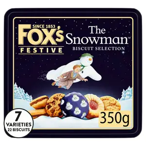 Fox's Festive the Snowman Biscuit Selection Tin 350g