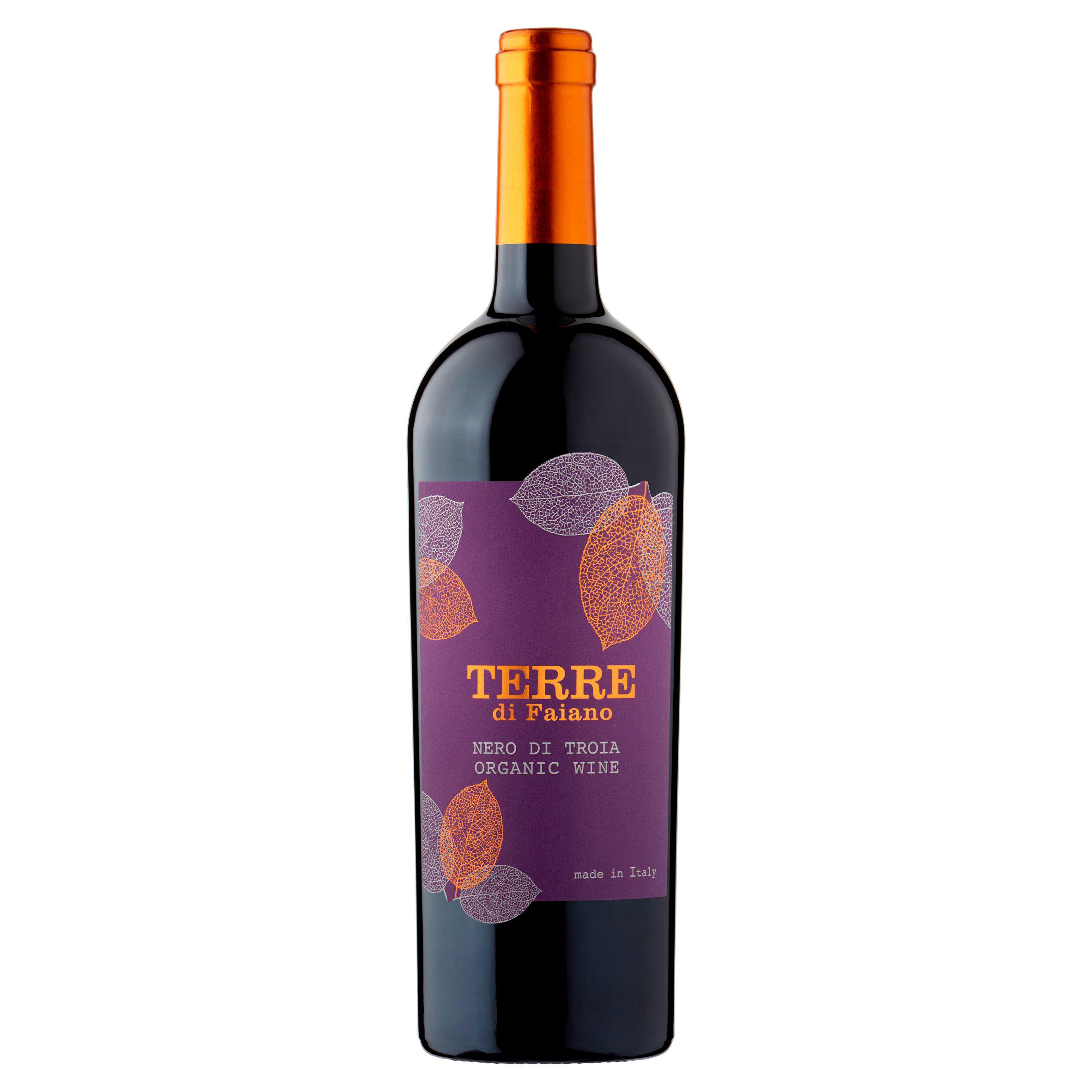 Terre Di Faiano Nero Di Troia Organic Red Wine 75cl