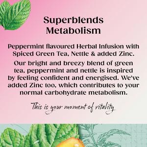 Twinings Superblends Metabolism Peppermint with Spiced Green Tea & Nettle Bags x20 40g - gallery image 2