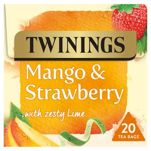 Mango & Strawberry with Zesty Lime 20 Tea Bags 50g
