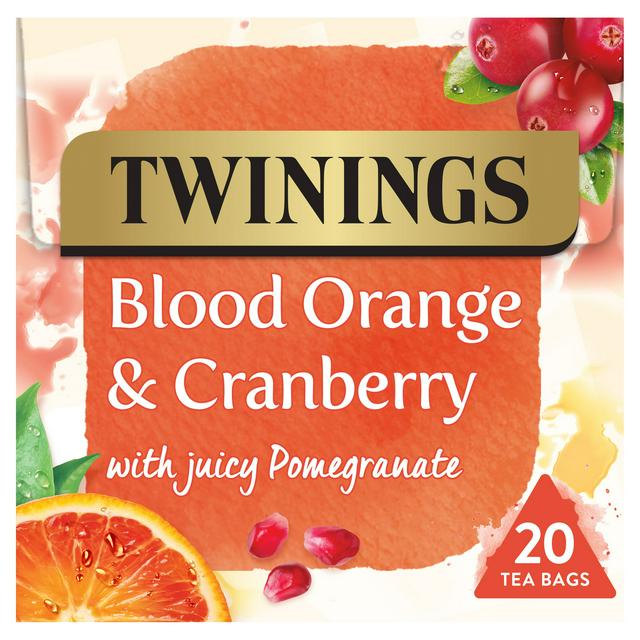 Twinings Blood Orange & Cranberry with Juicy Pomegranate Tea Bags x20 40g - gallery image 1