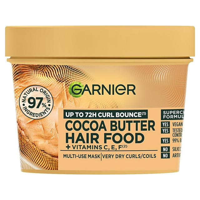 Garnier Ultimate Blends Cocoa Butter Hair Food Multi Use Mask 400ml - gallery image 1