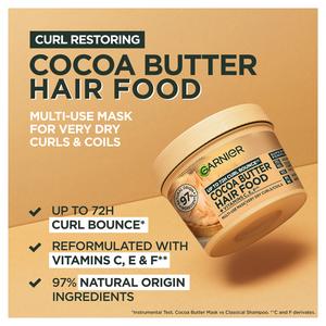 Garnier Ultimate Blends Cocoa Butter Hair Food Multi Use Mask 400ml - gallery image 4