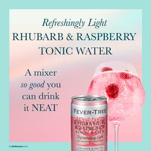 Fever-Tree Rhubarb & Raspberry Tonic Water 8x150ml - gallery image 2