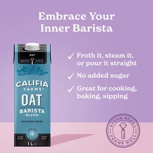 Califia Farms Oat Drink Barista Blend 1L - gallery image 2