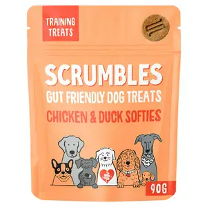 Scrumbles Chicken & Duck Natural Dog Treats 90g