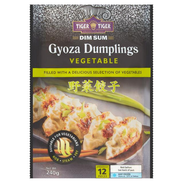 Sainsburys Tiger Tiger Dim Sum Gyoza Dumplings Vegetable 240g