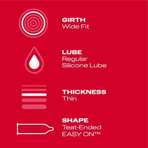 Durex Thin Feel XL Condoms Pack x12 - gallery image 4