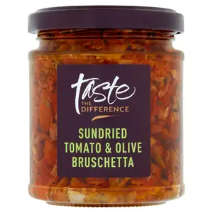 Sainsbury's Sundried Tomato & Olive Bruschetta, Taste the Difference 170g