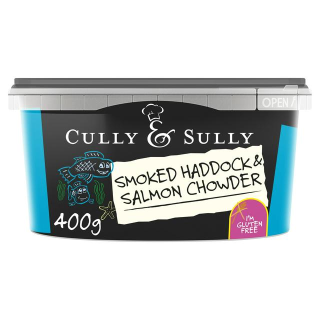 Cully & Sully smoked salmon haddock chowder