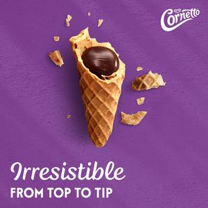 Cornetto Soft Cookie & Chocolate Ice Cream Cones 4x140ml - gallery image 3