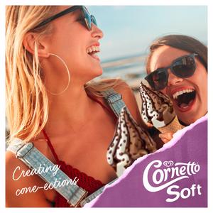 Cornetto Soft Cookie & Chocolate Ice Cream Cones 4x140ml - gallery image 4