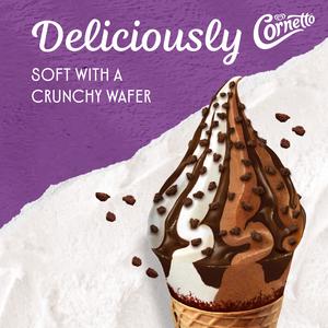 Cornetto Soft Cookie & Chocolate Ice Cream Cones 4x140ml - gallery image 6