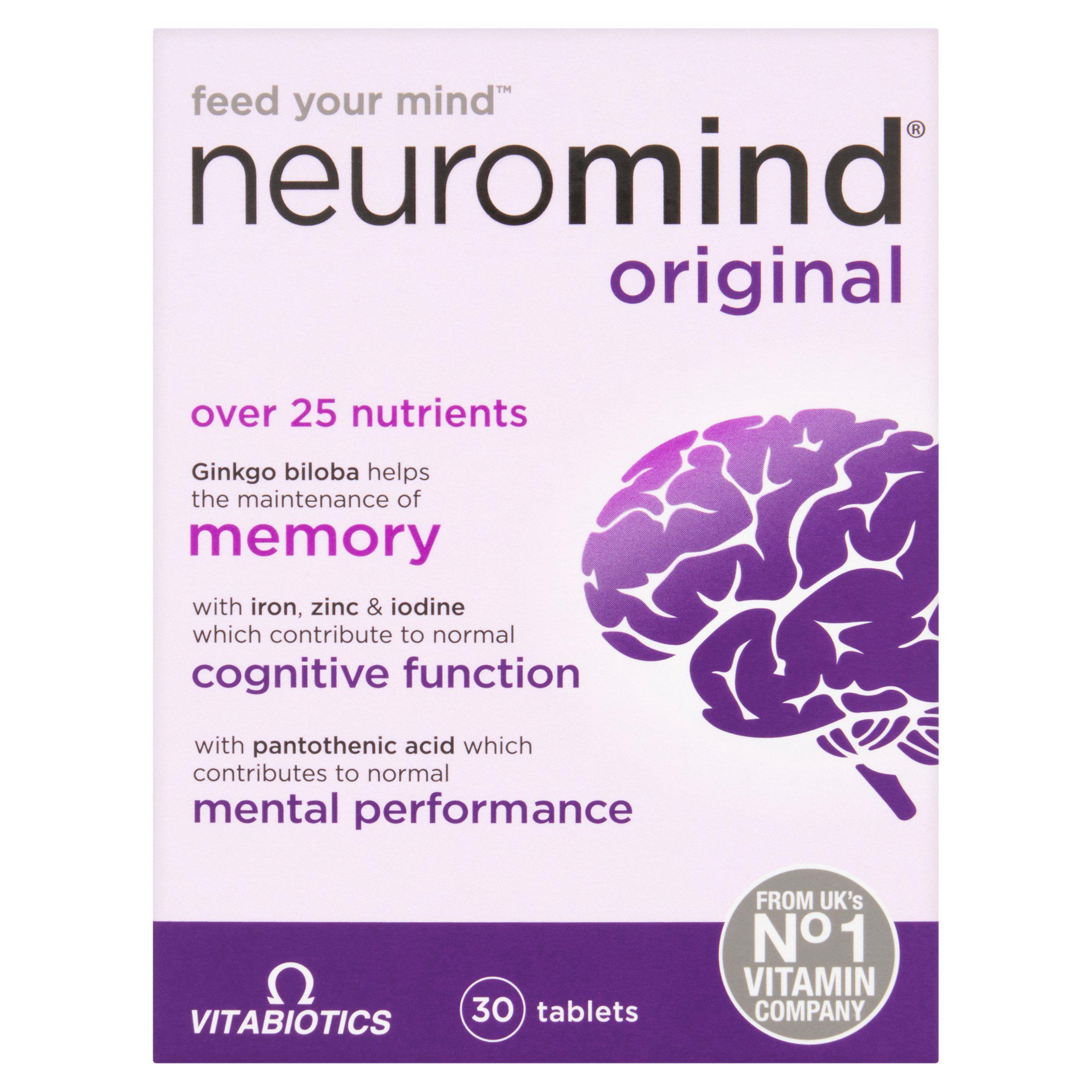 Vitabiotics Neuromind Original Tablets Cognitive Support 30 Count