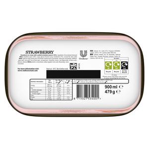 Carte D'or 900ml Delightful Strawberry Ice Cream Tub - gallery image 3