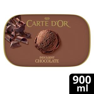 Carte D'or Indulgent Chocolate Ice Cream Dessert Tub 900ml - gallery image 2