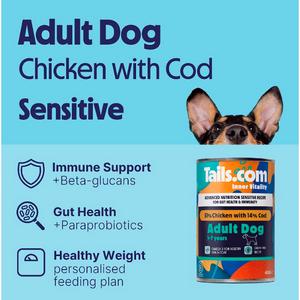 Tails.com Inner Vitality Advanced Nutrition Sensitive Grain Free Recipe Adult Wet Dog Food 1-7 Years 400g - gallery image 4