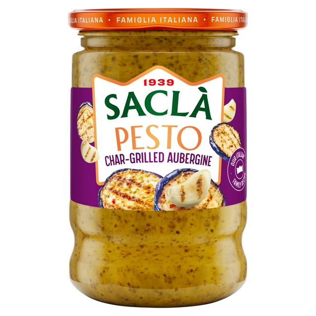 Sacla' Char-Grilled Aubergine Pesto 190g - gallery image 1