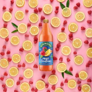 Robinsons Fruit Creations Lemon & Raspberry Squash 1L - gallery image 3