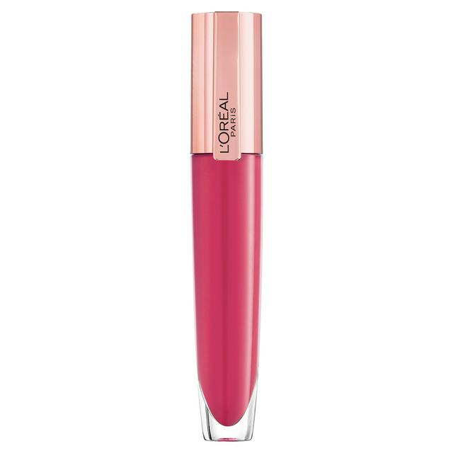L'Oreal Paris Rouge Signature Plumping Sheer Pink Lip Gloss 408 Accentuate - gallery image 1