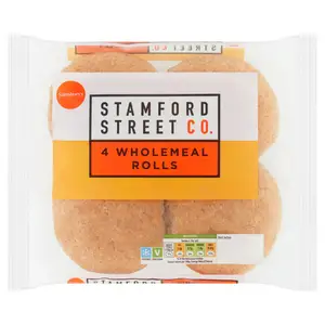 Stamford Street Co. Wholemeal Rolls x4 300g