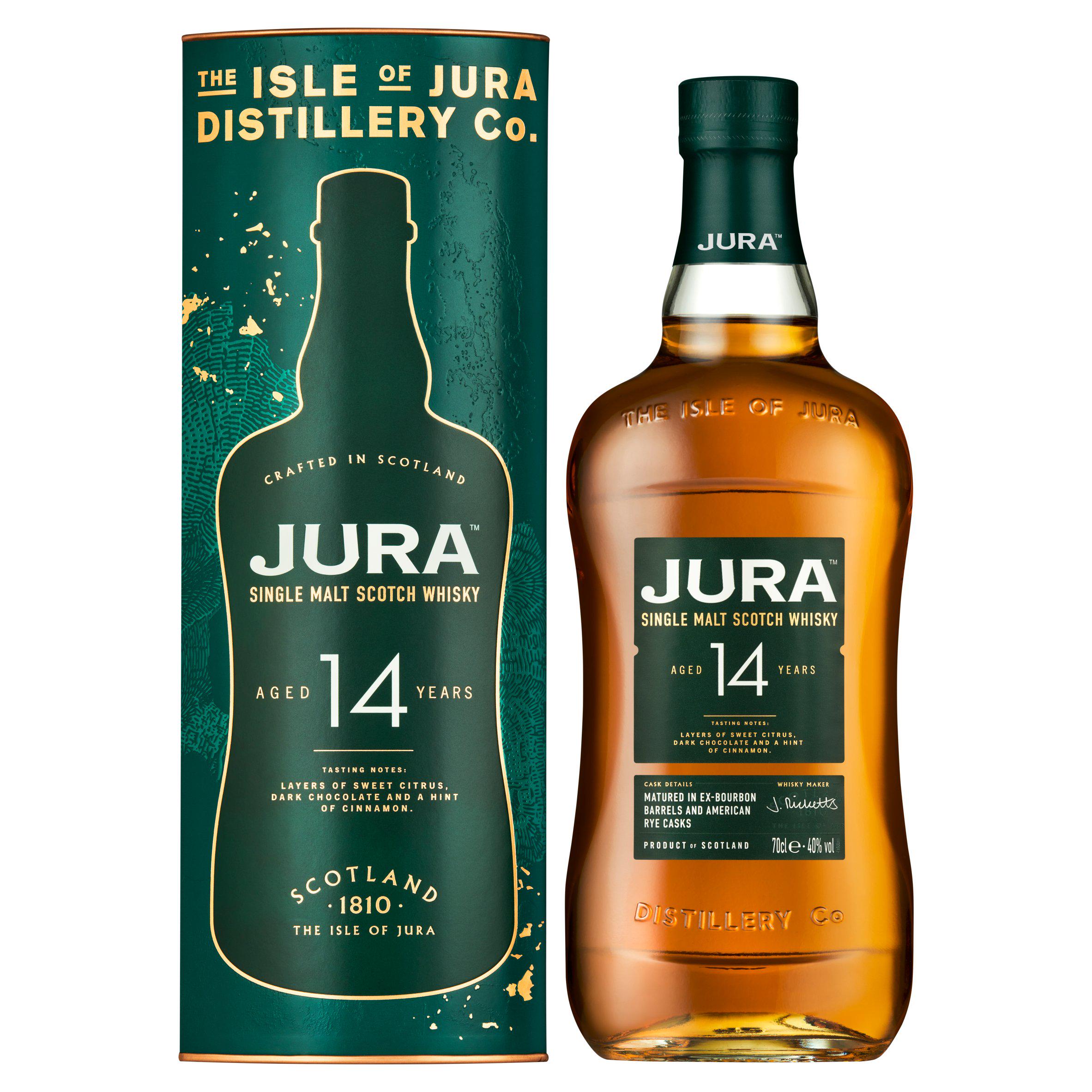Jura 14 Year Old Single Malt Scotch Whisky 70cl