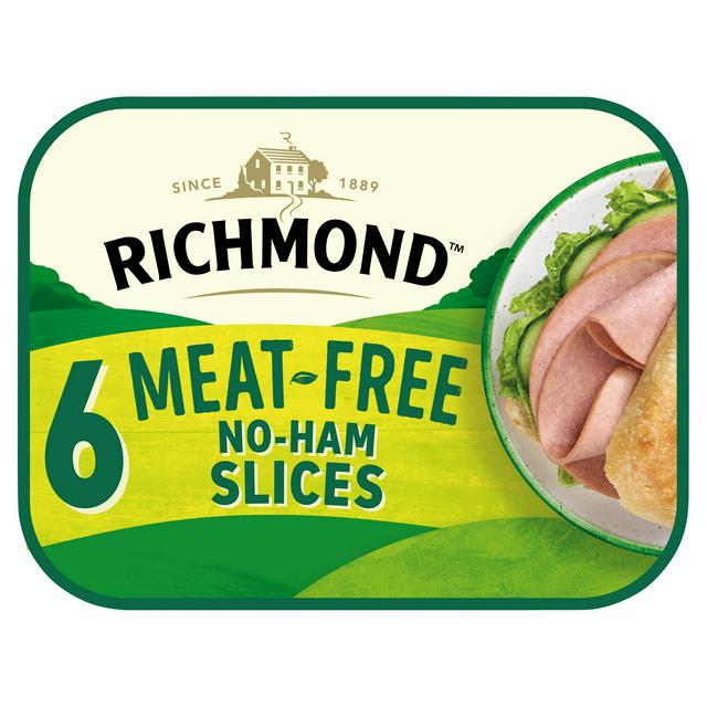 Richmond Vegan & Vegetarian Honey Roast Ham Style Slices x6 90g - gallery image 1