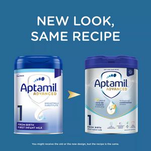 Aptamil Advanced 1 First Infant Baby Milk Formula Powder From Birth 800g - gallery image 3
