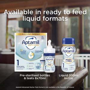 Aptamil Advanced 1 First Infant Baby Milk Formula Powder From Birth 800g - gallery image 5