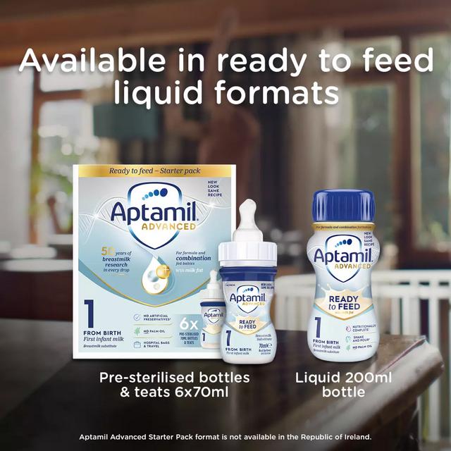 First Milk Aptamil Ready Made Bottles Litre Aptamil Advanced First