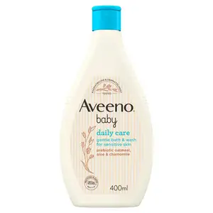 Aveeno Baby Gentle Bath & Wash Baby Bath For Sensitive Skin 400ml