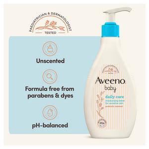 Aveeno Baby Daily Care Moisturising Lotion 250ml - gallery image 3