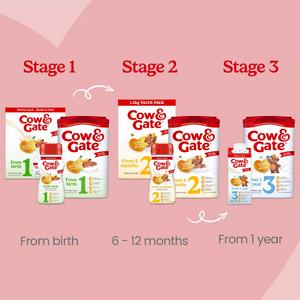 Cow & Gate 2 Follow On Baby Milk Formula Liquid 6-12 Months Multipack Ready To Feed 6x200ml - gallery image 6