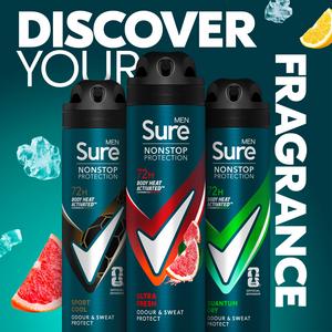 Sure Men Ultra Fresh 72h Nonstop Protection Antiperspirant Deodorant 150ml - gallery image 5